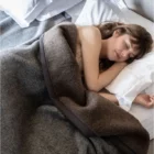 deken alpaca brun vian tiran reyskens slaapcomfort